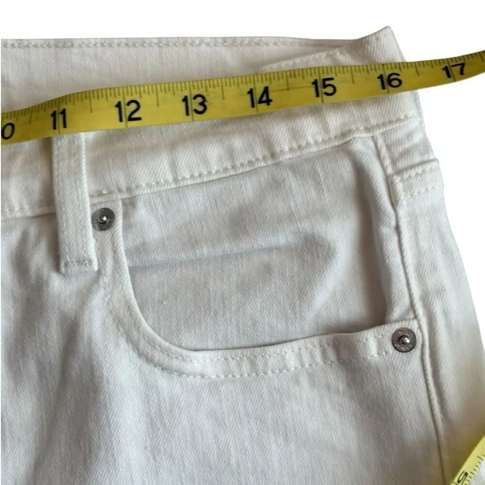 GAP ‘90’s Straight White Jeans Size 12 or 31 Short - Picture 8 of 8